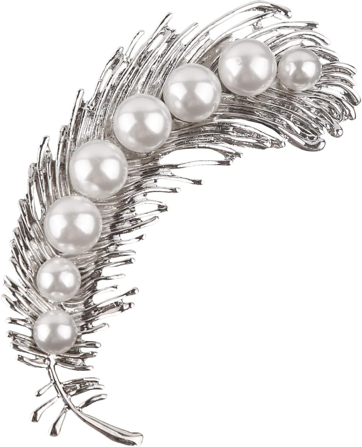 Pearl Diamond Brooch Pins for Dress Sweater Scarf, Wedding Party Decoration Birt