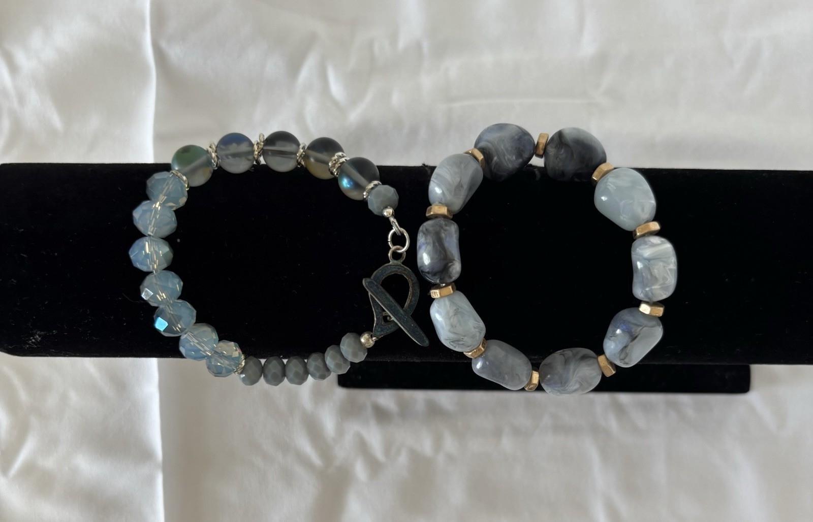 (2) Sweet Enchanting Coastal Mystical Mermaid/Fairy/Boho Bracelets