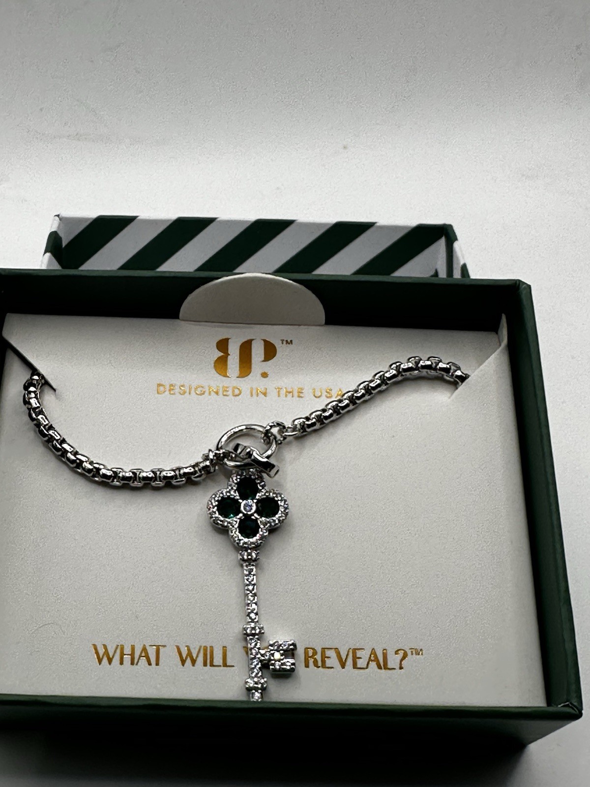 Bomb Party 2026 May Birthday Necklace On Rhodium Plating