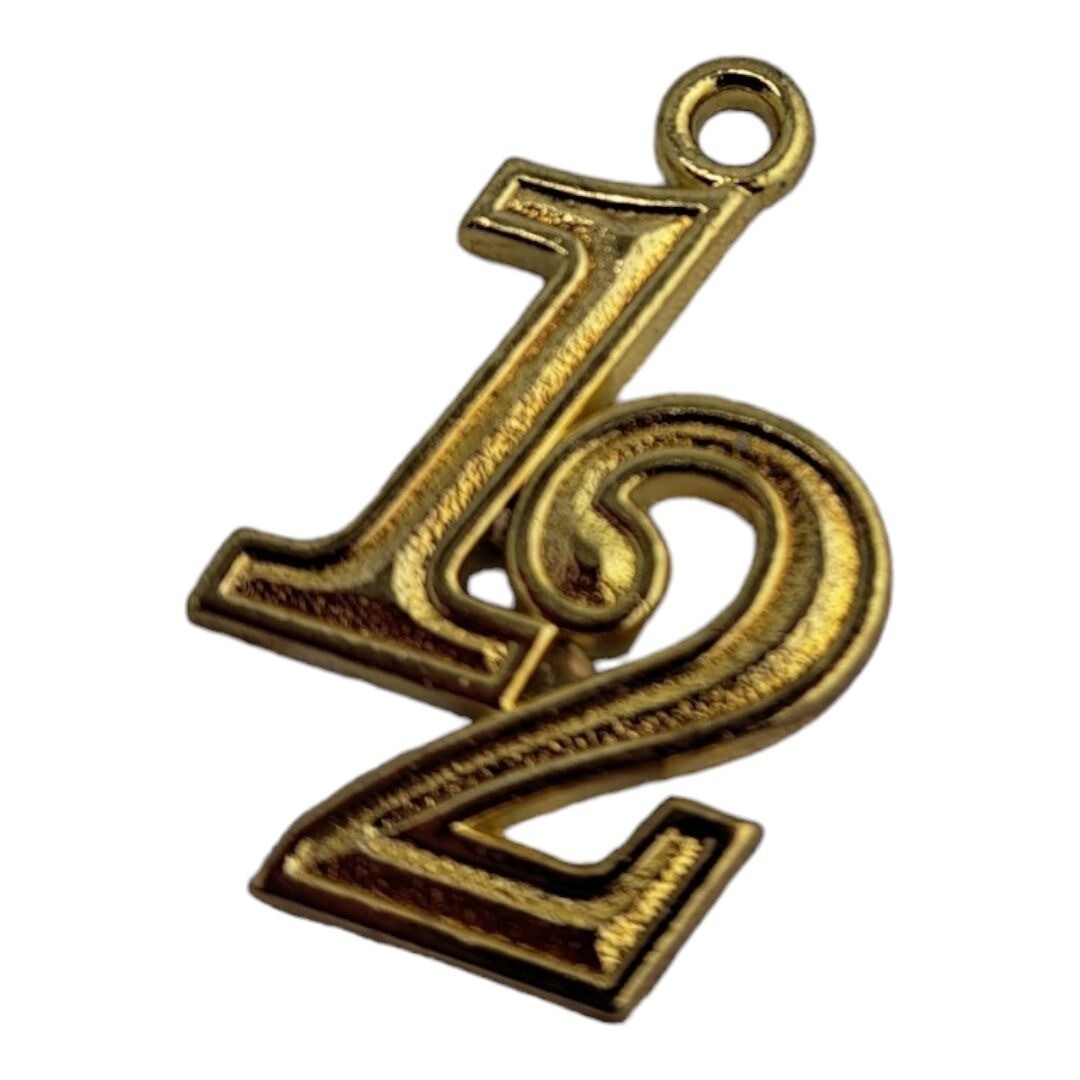 Graduation Tassel Pendant Golden Charm 2013 Jostens Grad, Celebration, Goal A