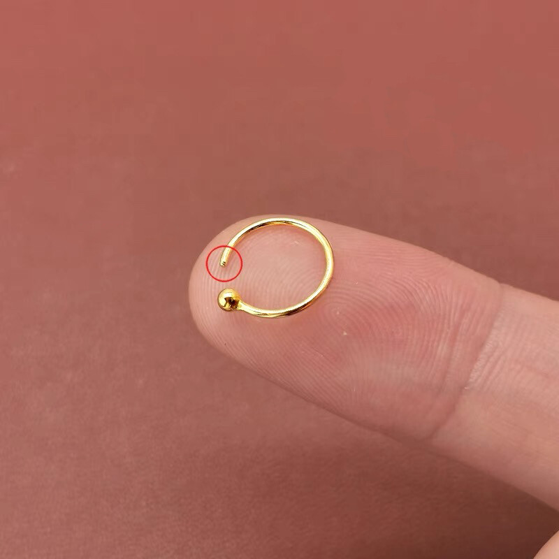 Small Round Huggie Hoop Earrings Gold Silver 316L Surgical Steel Womens Girls