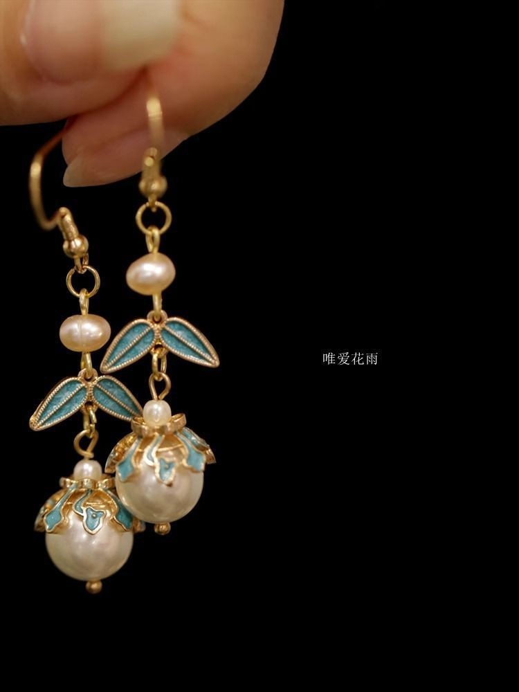 New Chinese Style Handmade Tassel Unique Elegant Earrings