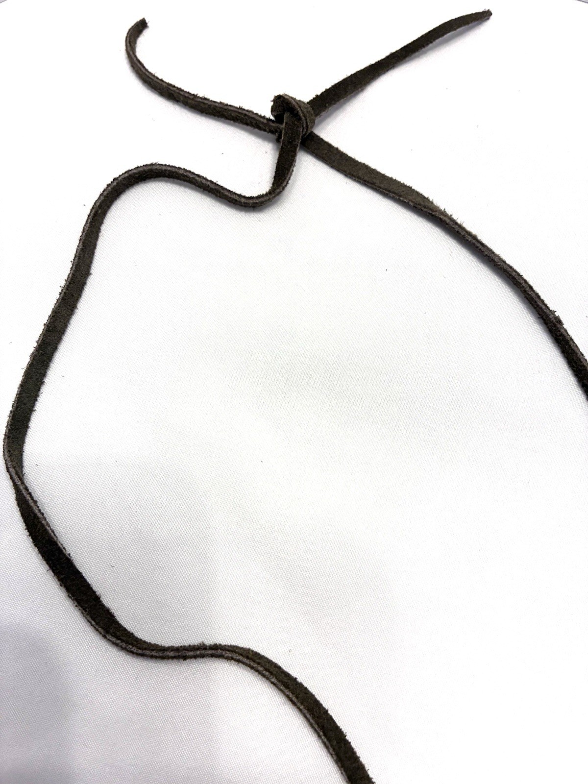 Imnuk Originals (1970’s) Handcrafted Pendant Necklace With Leather Cord