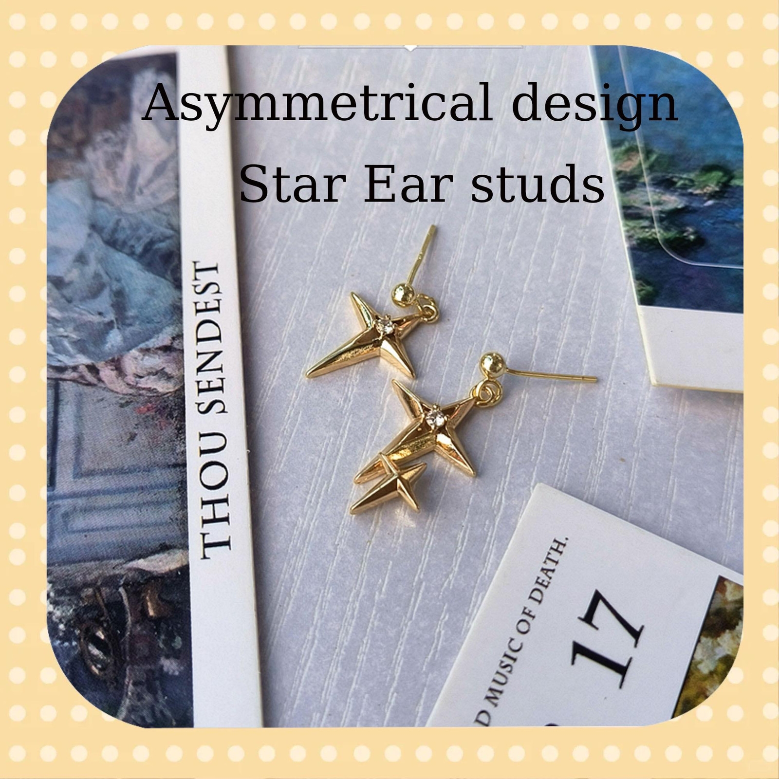 Love and Space Fan-Made Merchandise, Xavier Ear Bone Clip, Star Tassel Earrings,