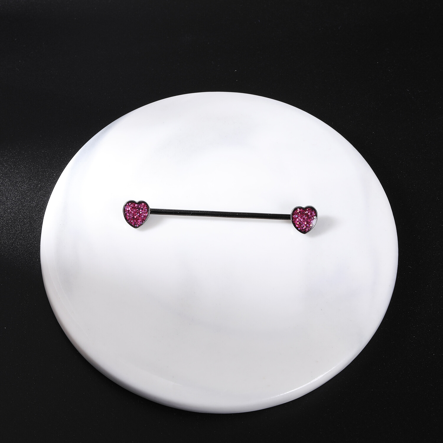 14G Stainless Steel Industrial Barbell Piercing Alloy Cartilage Earring Jewelry