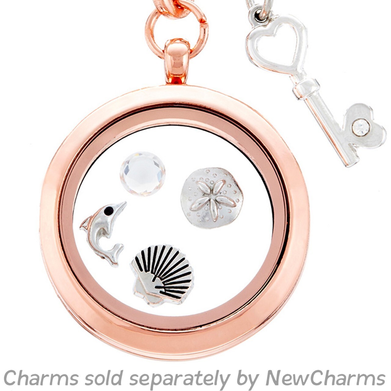 Four Pack of Floating Lockets at Wholesale Pricing – Locket Charm Custom Jewlery