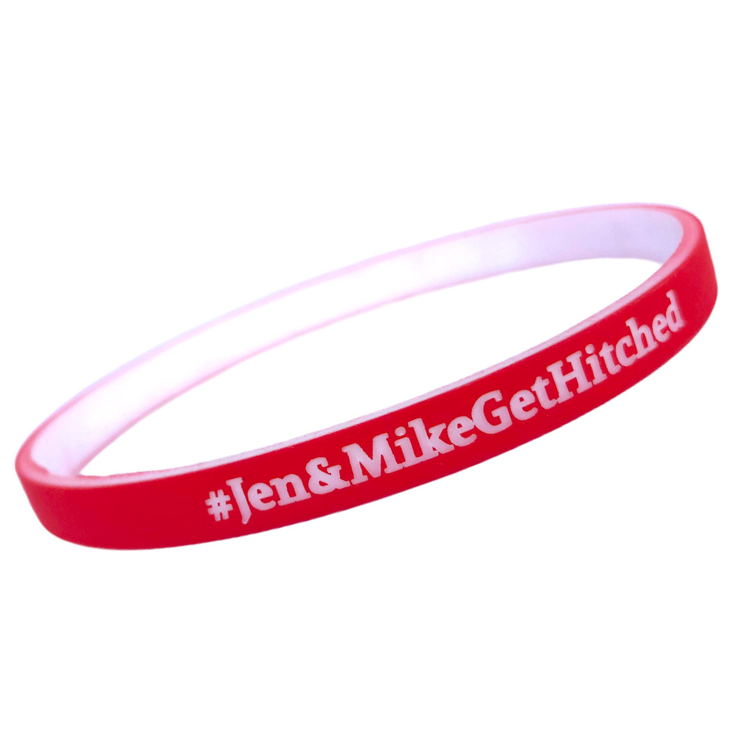 Thin Custom Engraved Silicone Wristbands – Personalized Rubber Bracelets