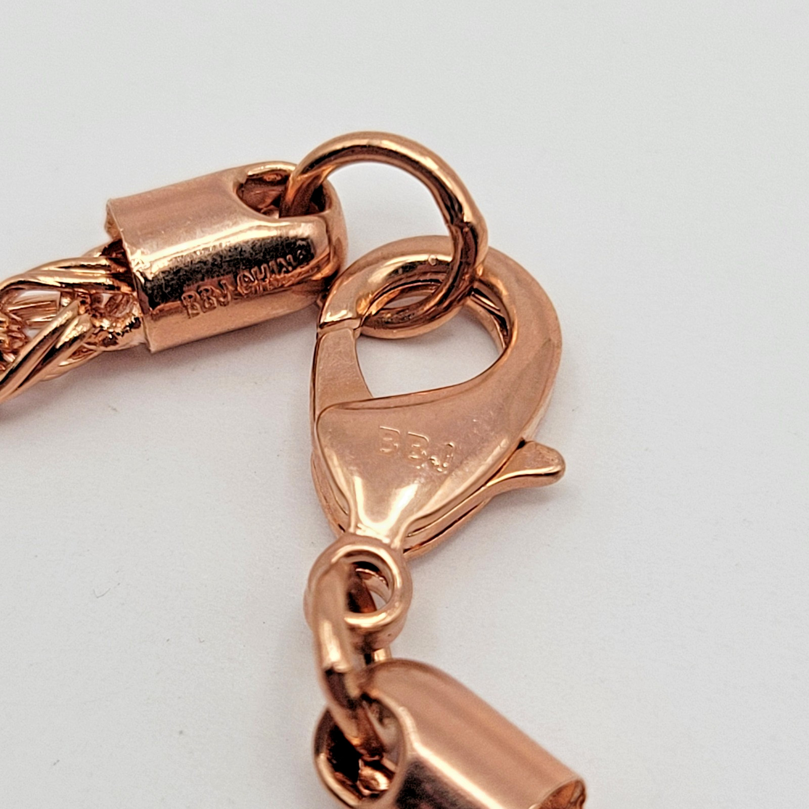 JTV Timna Jewelry Collection Copper 3.5mm Wheat Chain Necklace ~ 19″