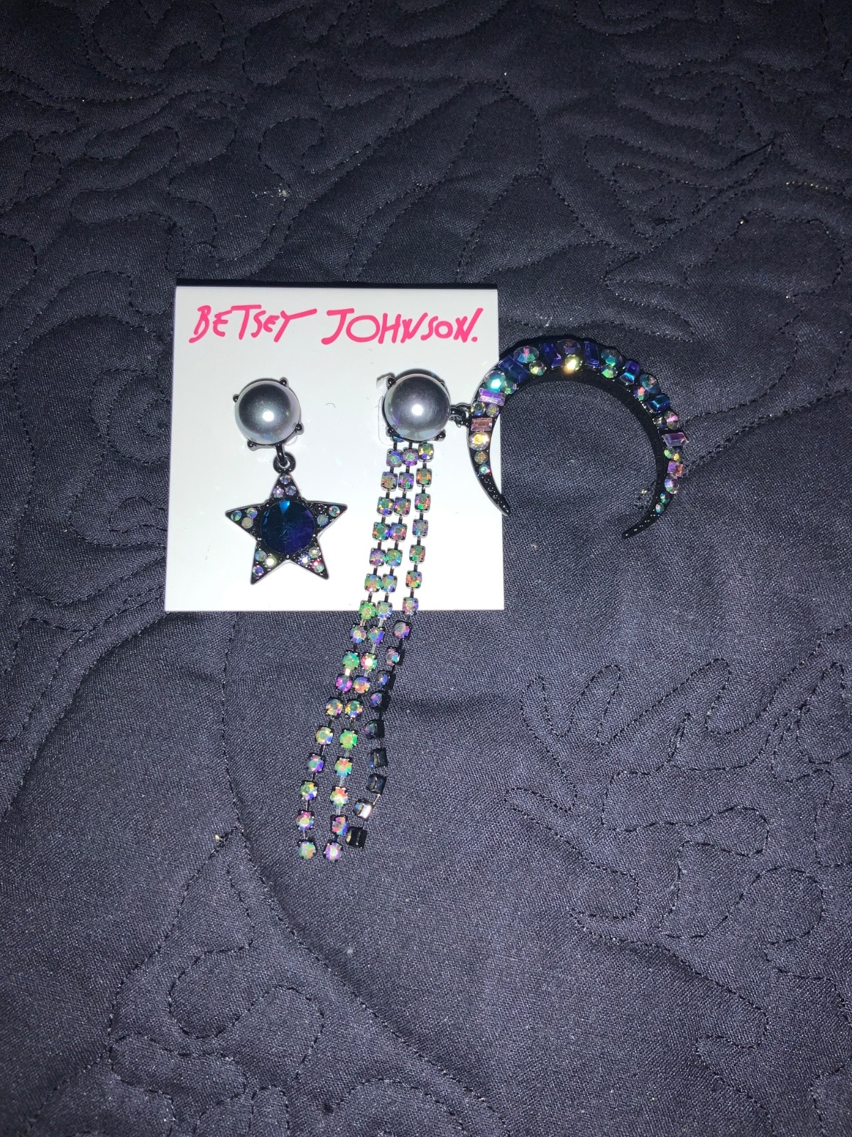 Betsey Johnson Mismatched Celestial Earrings – Y1