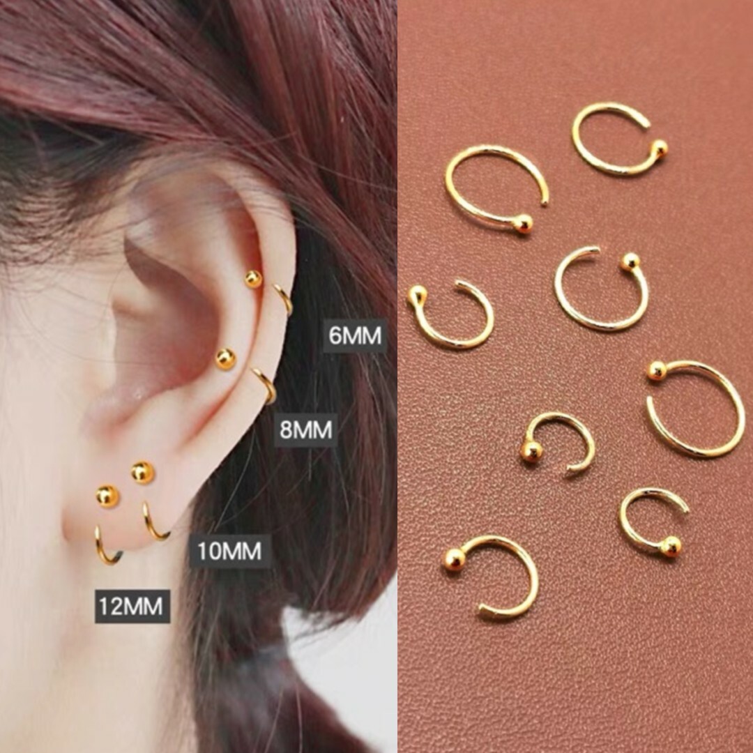 Womens 925 Sterling Silver CZ Crystal Small Hoop Earrings Trendy Stud Earrings