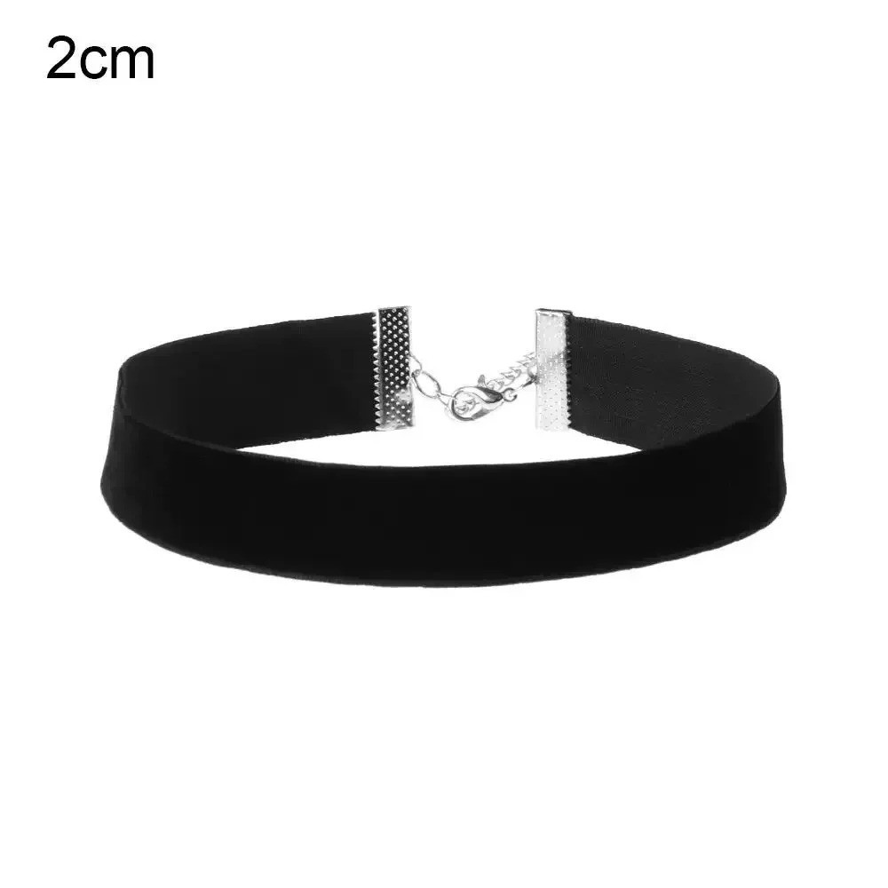 Gothic Black Velvet Choker Necklace Adjustable Women’s Fashion Jewelry Gift