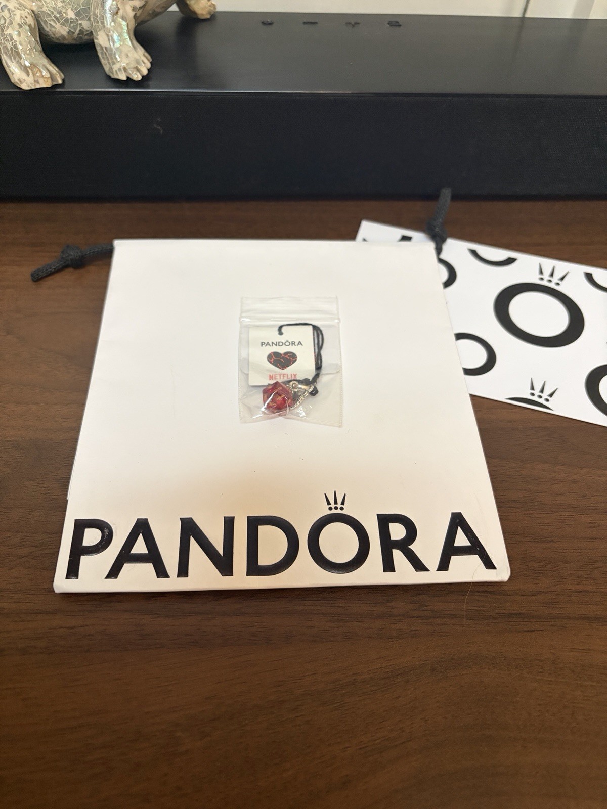 PANDORA STRANGER THINGS HELLFIRE CLUB DICE CHARM DANGLE NWT 💎SHIPS NOW💕