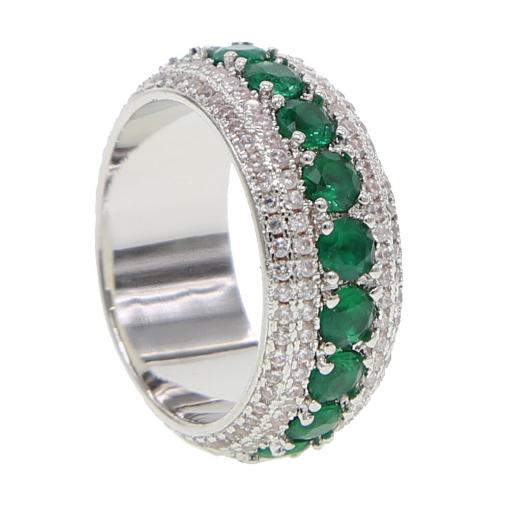 High Quality lced Out Bling Cz Men ‘s Ring Jewelry Luxury Full CZ Fashion Rings