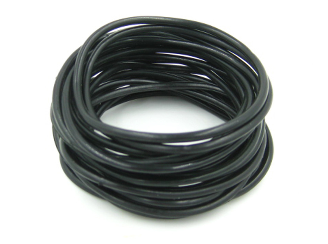 New High Quality 20 Piece Black Jelly Bracelet Set #B1007