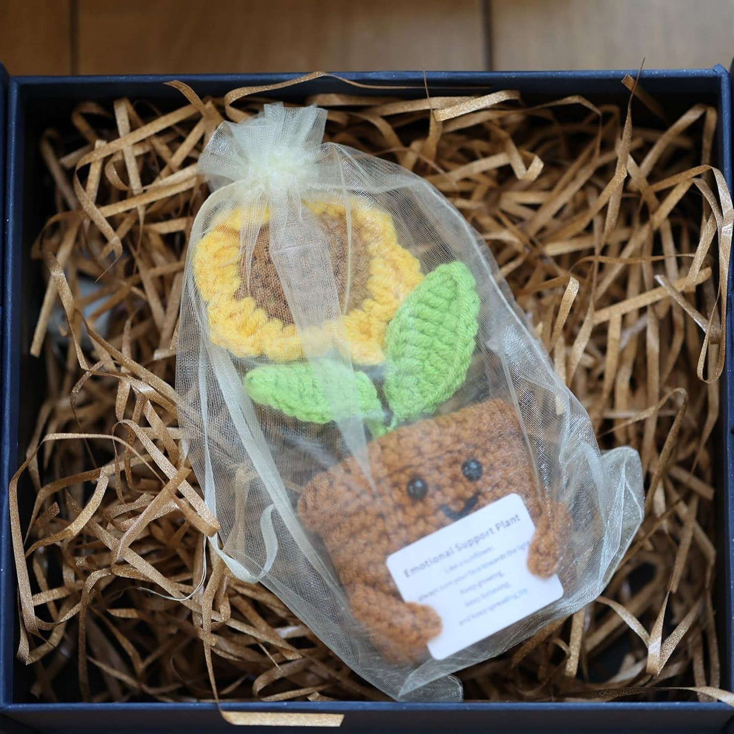 Emotional Support Crochet Sunflower – A Unique Gift for Women’s Inspiration