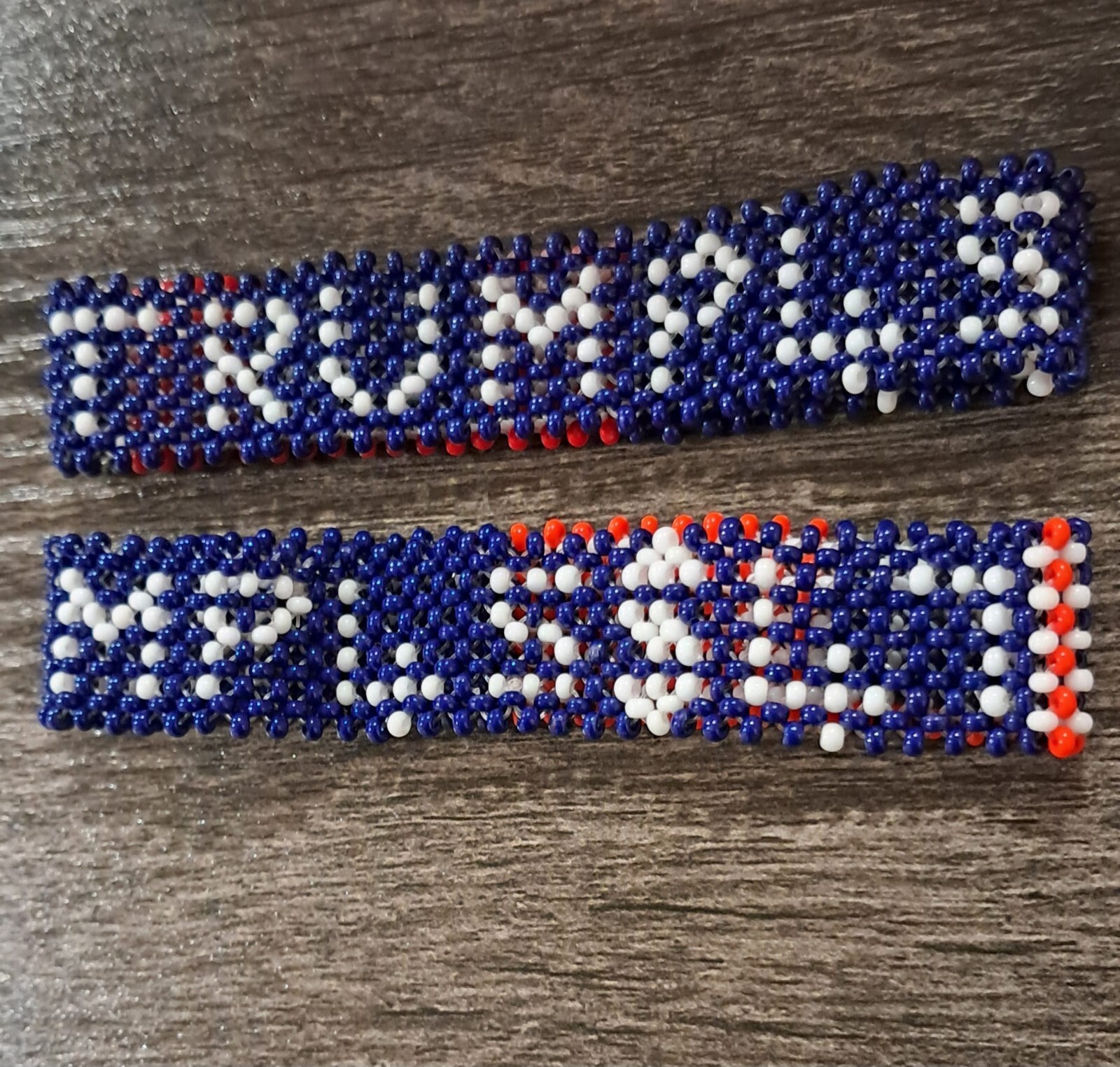 Trump Beaded Bracelet Red White and Blue 3 Piece