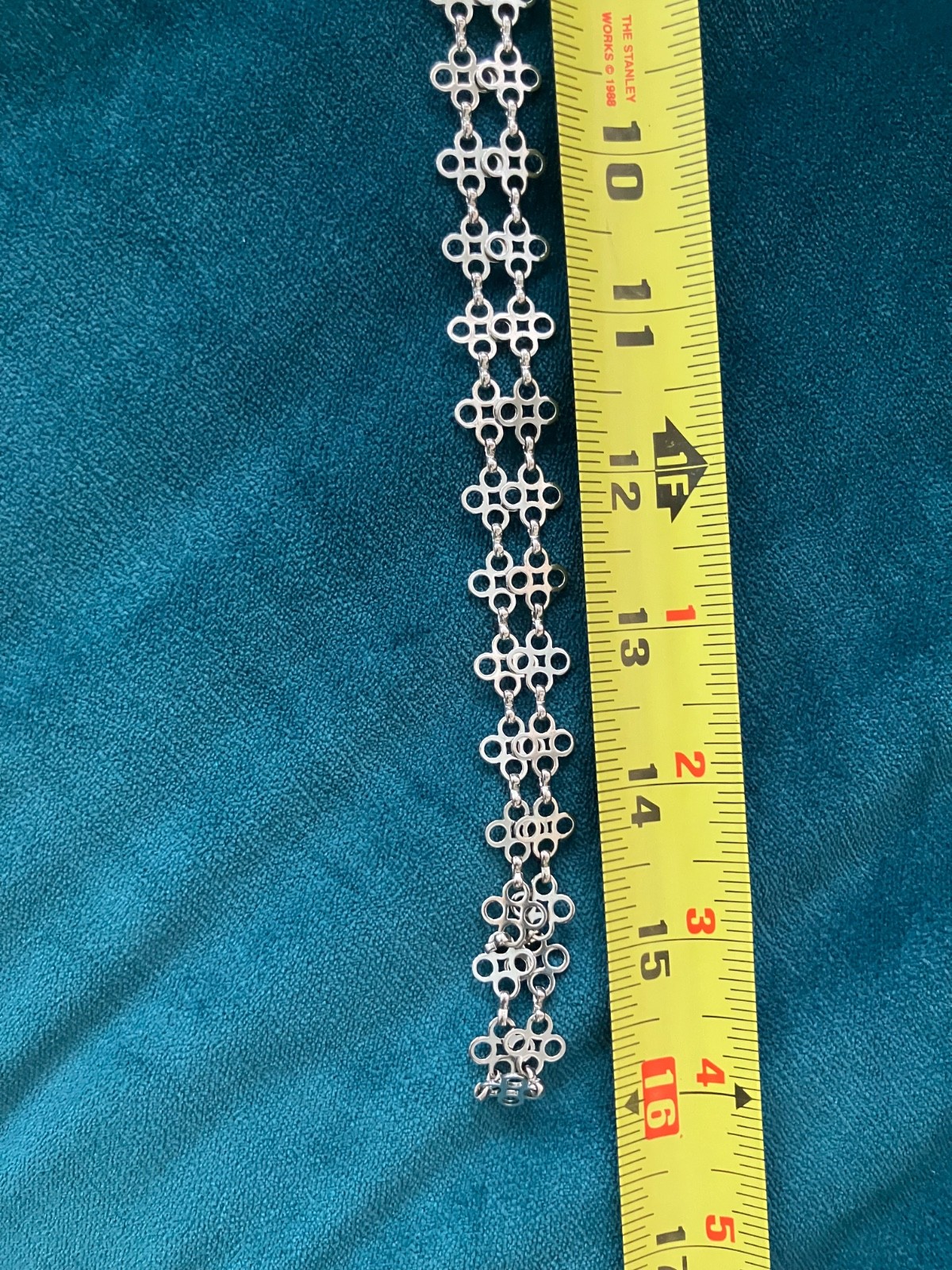 Tory Burch sterling silver necklace