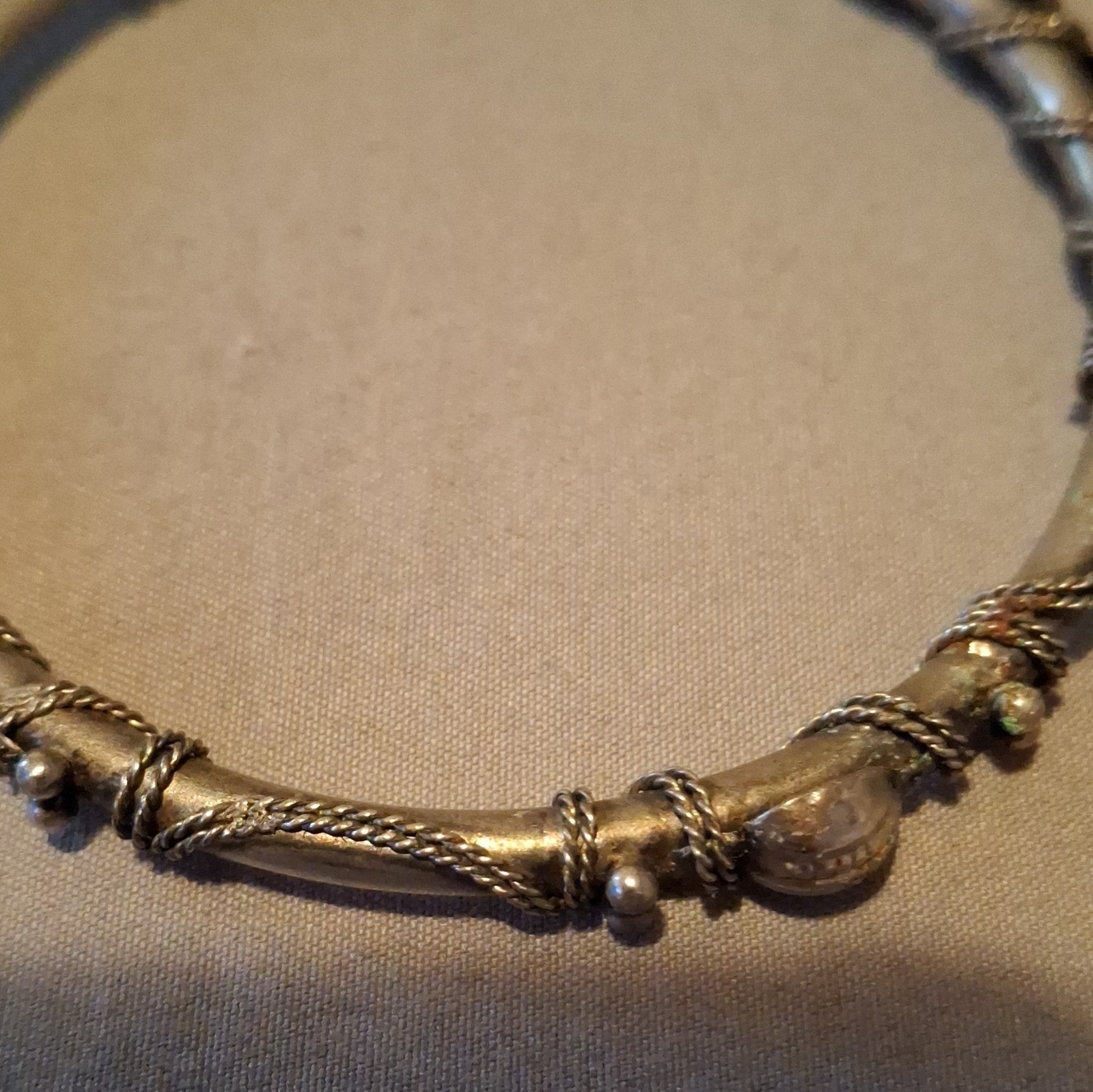 Silver Tone Rope Twist Bangle Cuff Bracelet Set Stackable Metal No Stone
