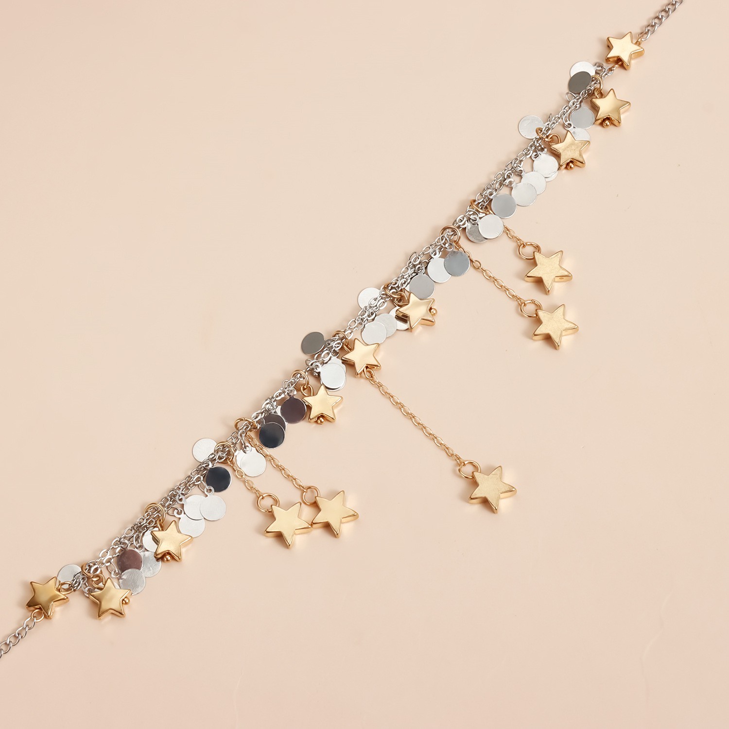 Star Tassel Necklace Chic Collarbone Chain Daily Jewelry Gift For Women