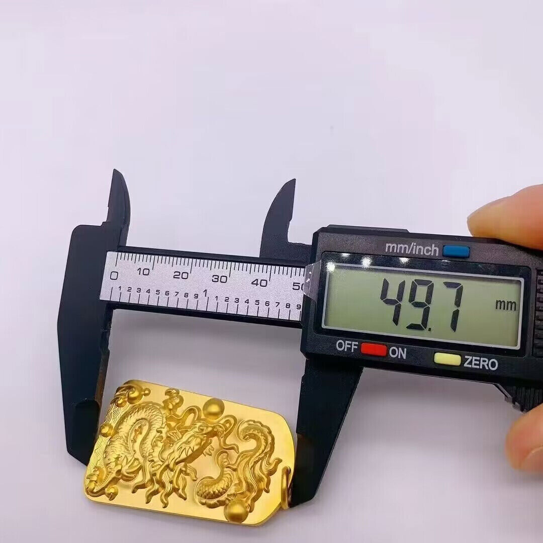 3d Dragon 22k 23k 24k Thai Baht Yellow Gp Gold Pendant