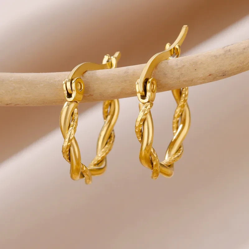 Ladies Fashion Gold Geometric Earrings Various Styles