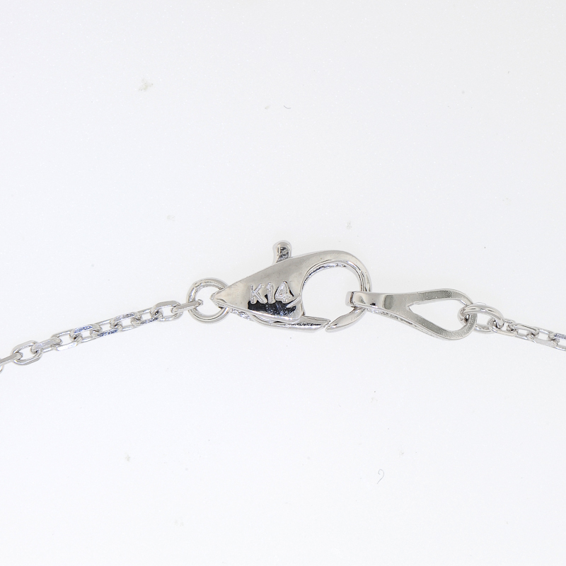 2 TCW 10 Station Necklace Diamonds By The Yard 100% Pure 14k Solid Gold E VVS1