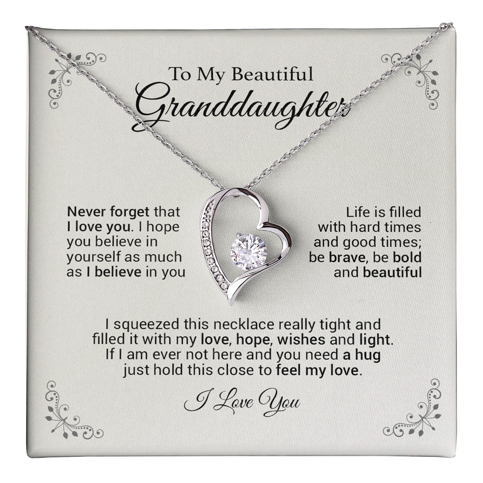 To My Granddaughter, Gift For Granddaughter, Granddaughter Gift from Grandma