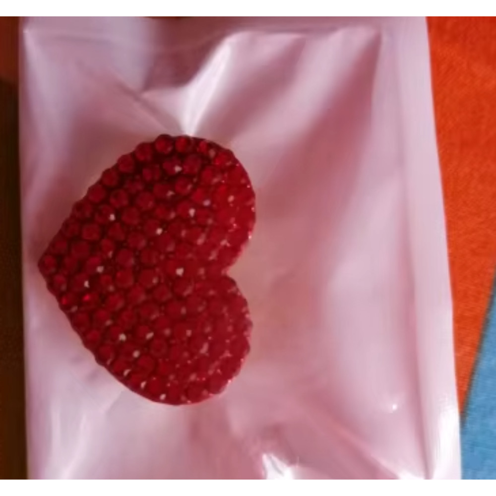 Classic Red Love Rhinestone Brooch For Women Gift Pin Jewelry Accessories USA