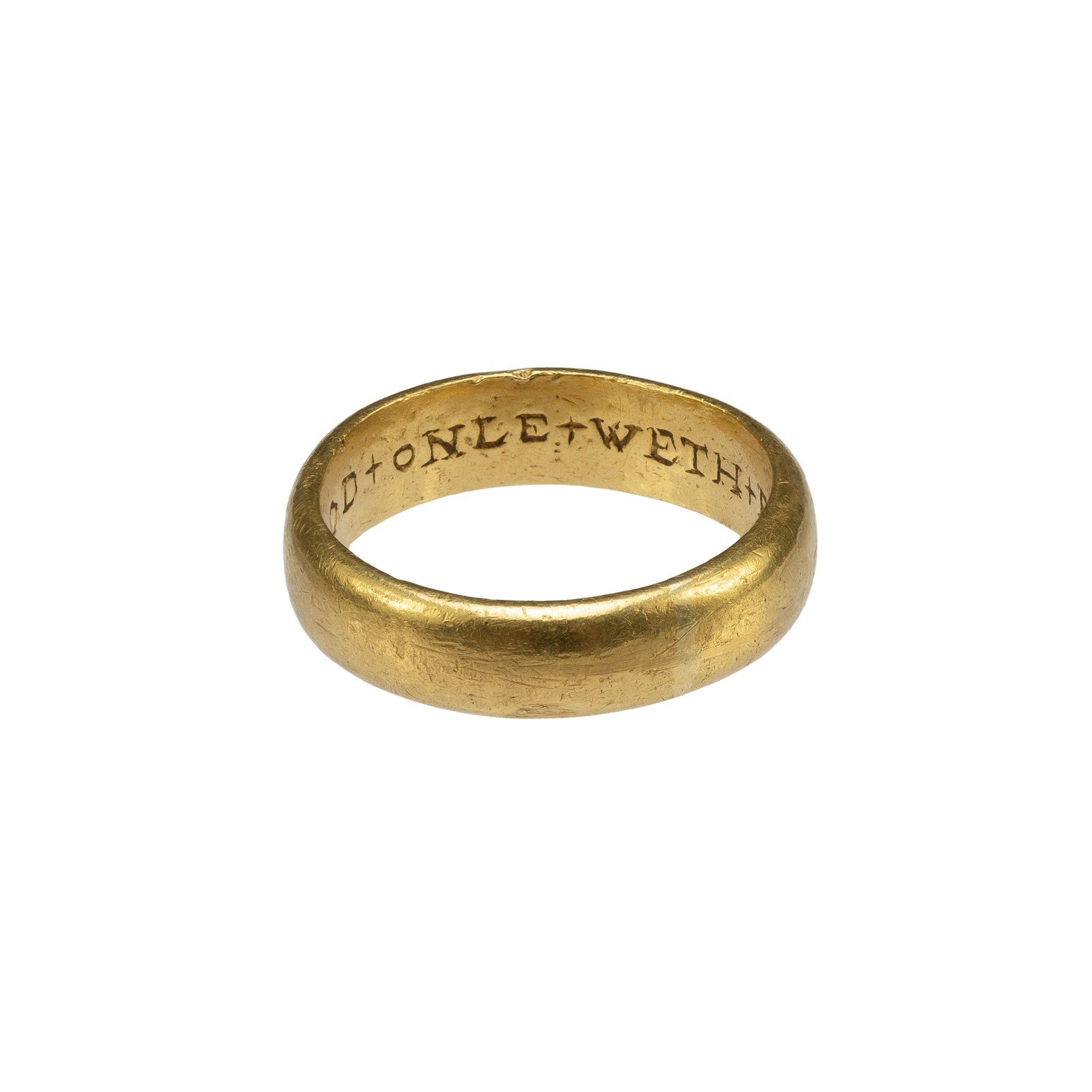 English, 17th century, Antique Posy Ring – 22k gold 9.5 grams