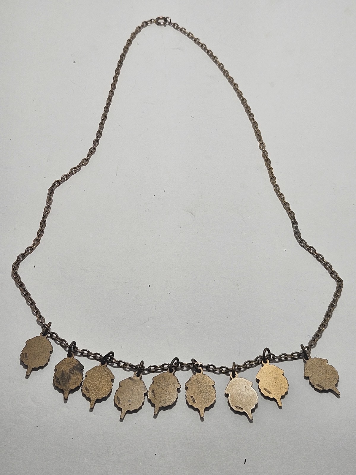 Vintage Jostens Academic Achievement Charm Necklace 9 Charms Scholarship