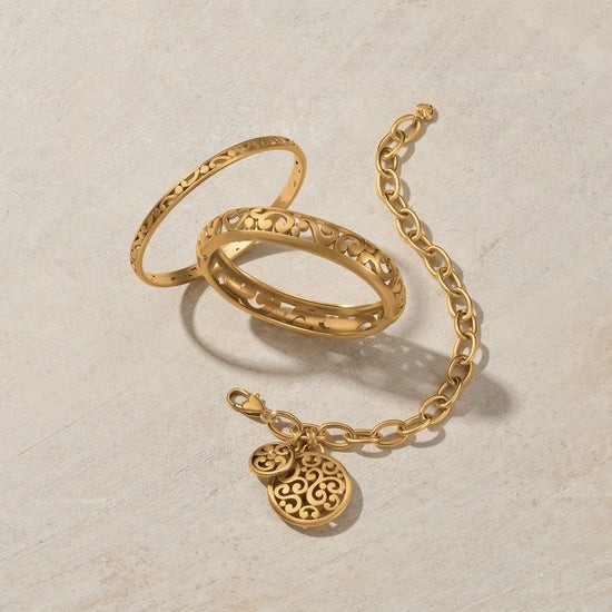 NEW Brighton Jewelry CONTEMPO Gold Slim Bangle Bracelet JF0113 NWT $62.00