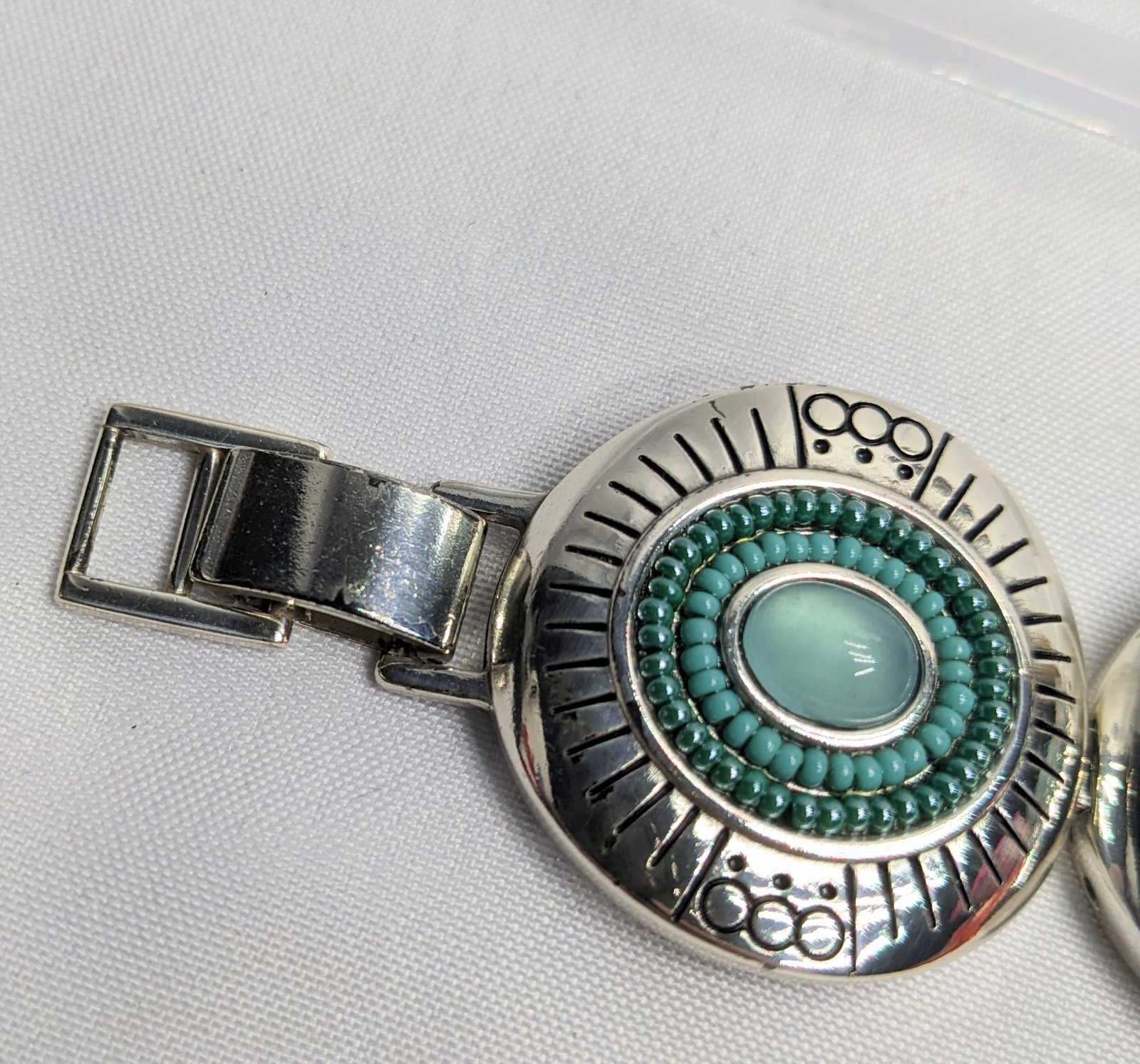 Brighton Vista Earrings And Bracelet W/ 1″ Extender And Branded Dust Bag, SCARCE