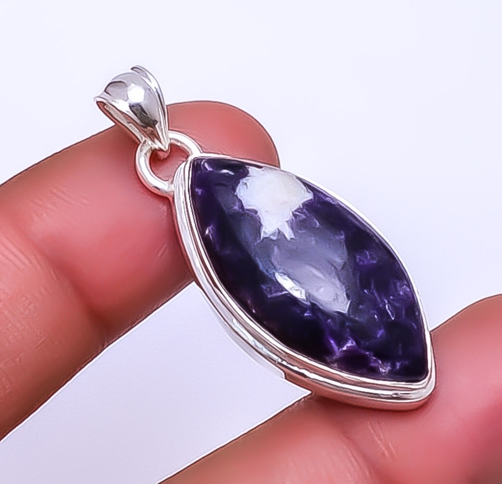 Lepidolite – San Diego 925 Sterling Silver Jewelry Pendant 1.64″ P_9359_148_41