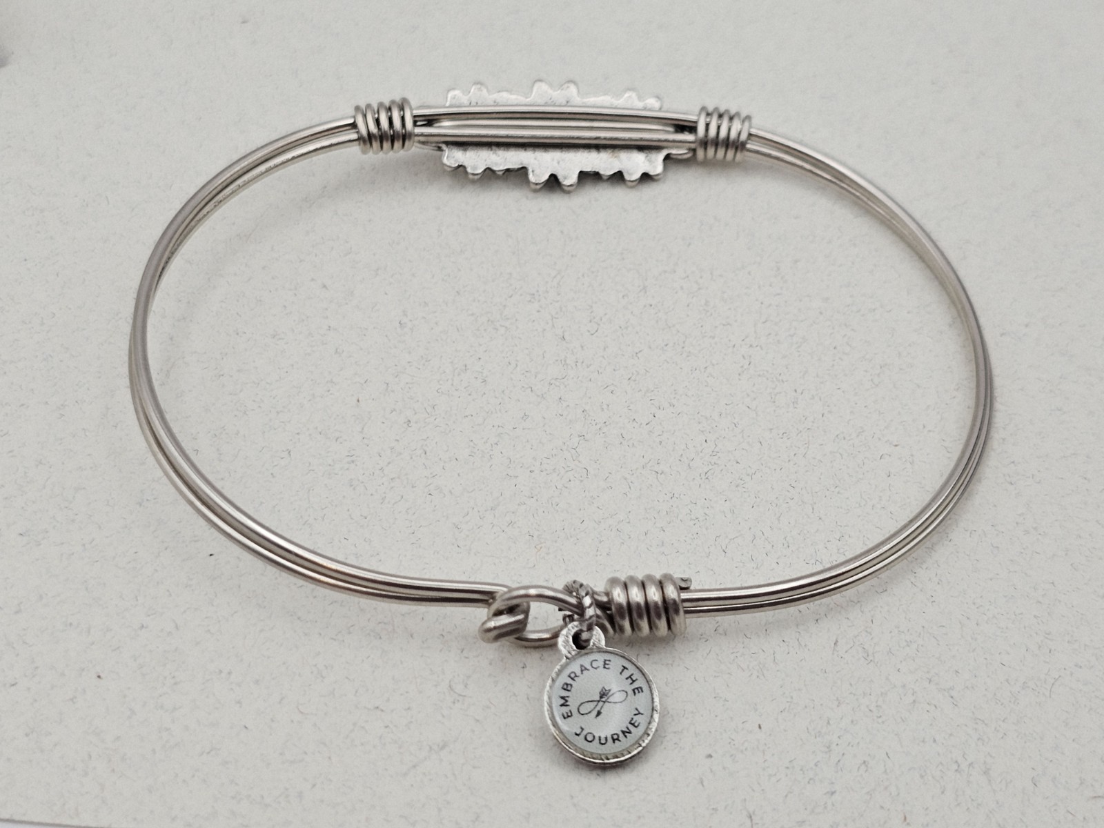 Luca & Danni Cuff Bracelet Silver Grow Free Wildflower 💐Regular Silver ✨️ New