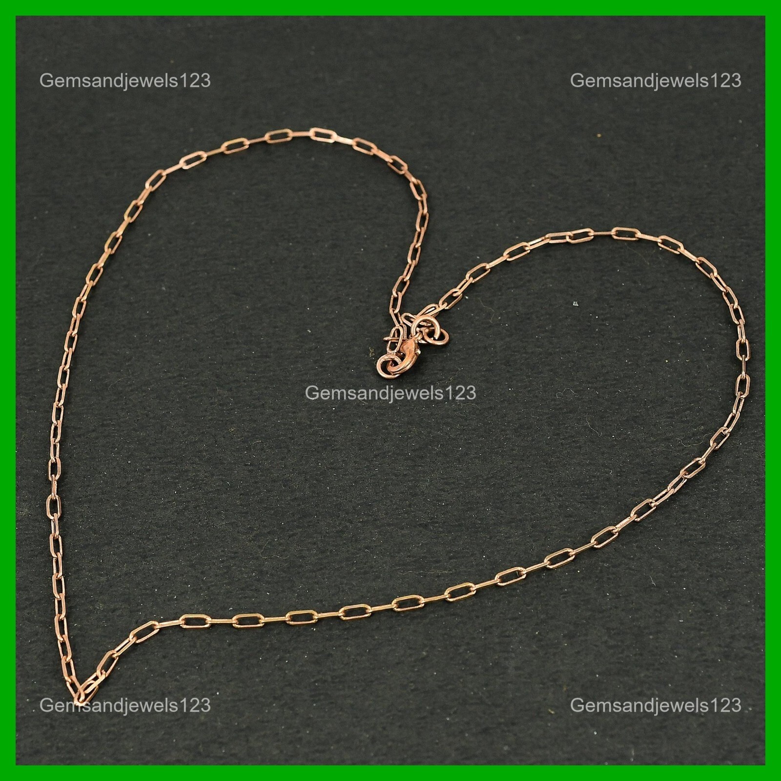 Mothers day Deal Copper Stone Chain Wire Wrapped Wedding Wife Necklace Jewelry