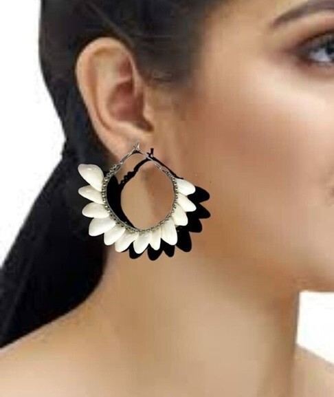 Bali Earrings Silver Gold Kori AD style As Per Picture More Variations All Types