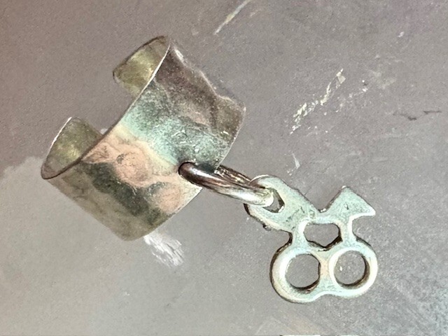 Double mars 92.5 ear cuff Male Gay LGB LGBTQ handmade by JKL 604