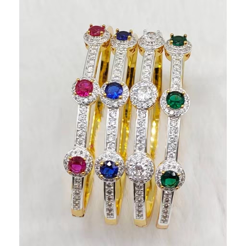 18K 22K 23K 24K THAI BAHT YELLOW GOLD JEWELRY BANGLE BRACELET 7in