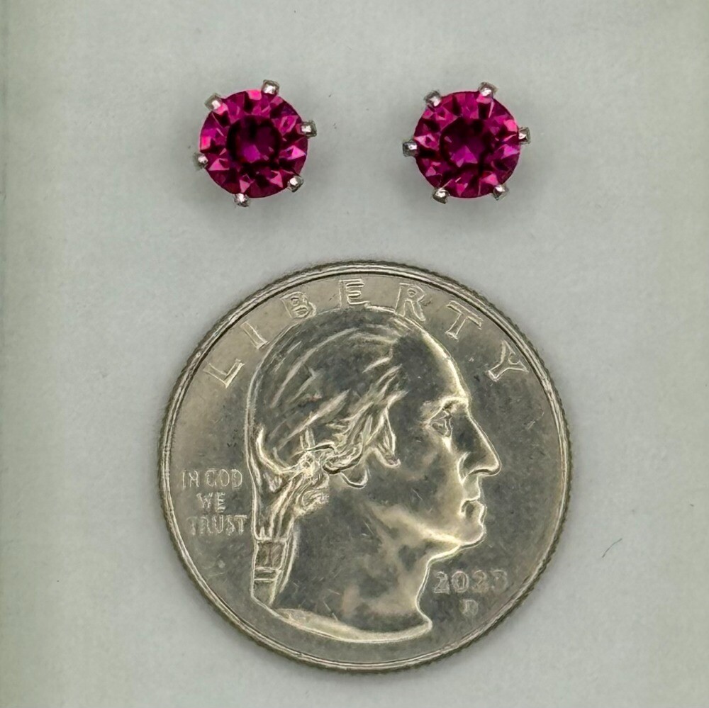 2 carat total weight – Made With Swarovski Elements – You Pick Color