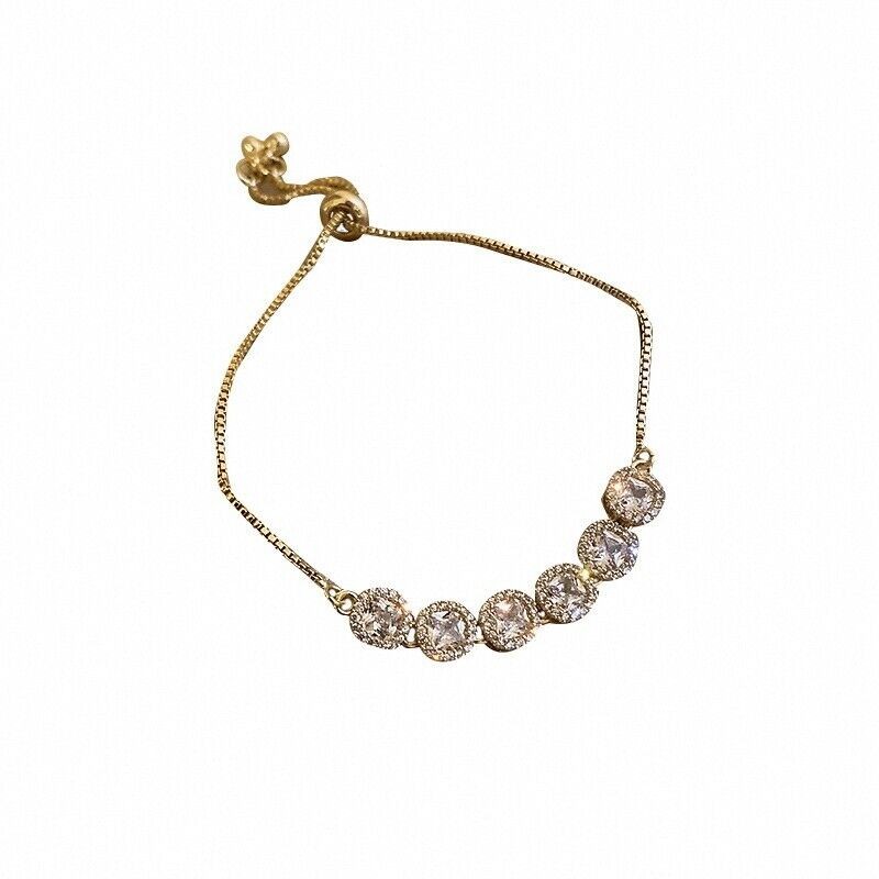 Bracelet Gifts Wedding Crystal Women Jewelry Silver Crystal Cubic Gifts