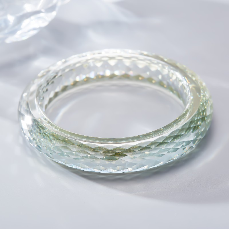 Full Moissanite Bangle Bracelet D Color Elegant Jewelry Exquisite Jewelry Gifts