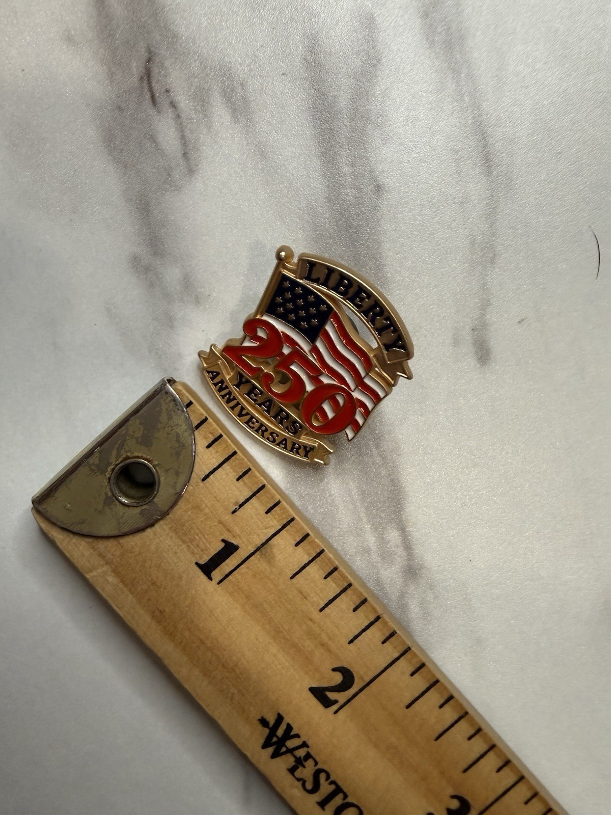 Enamel Pin America 250 Years Anniversary Liberty Lapel United States Patriotic