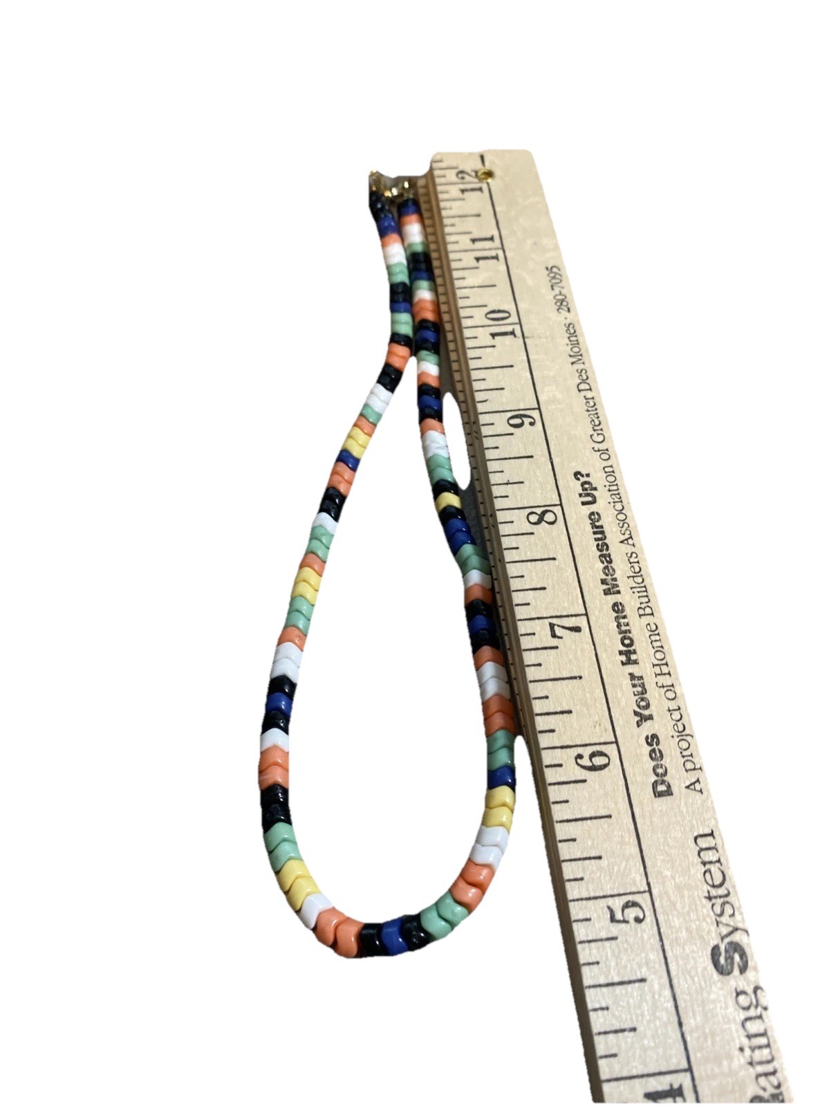 Rainbow Necklace Colorful Acrylic Beaded Pastel Colors Women’s Fashion Jewelry