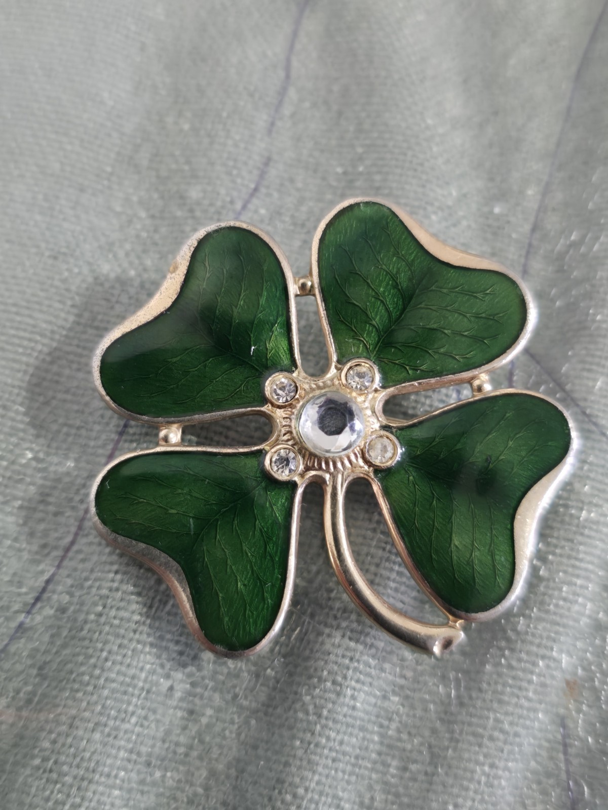 Brooch Broche Trebol St Patrick
