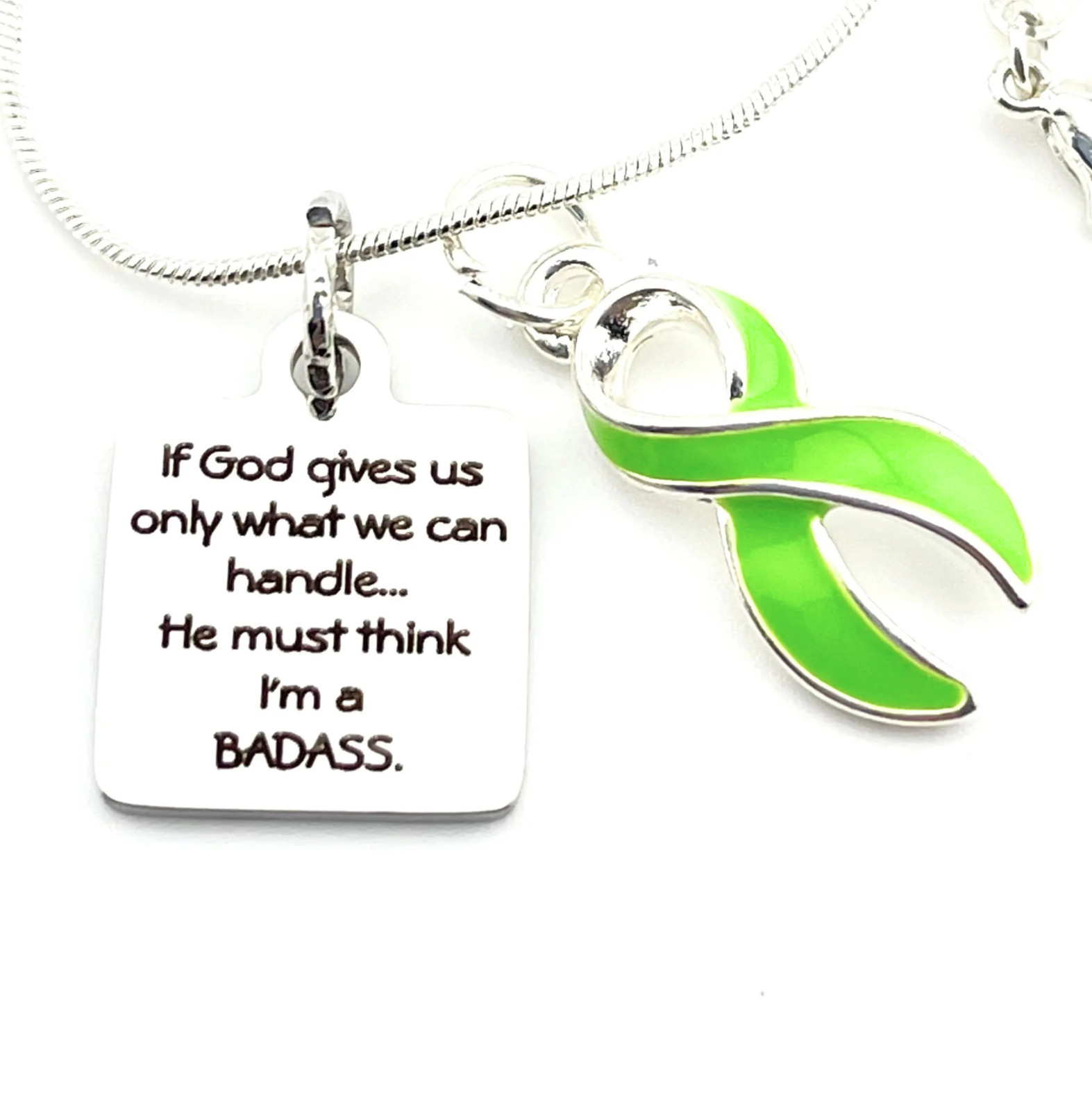 If God Only Gives You What You Can Handle Necklace, Cancer Survivor Gift Chronic