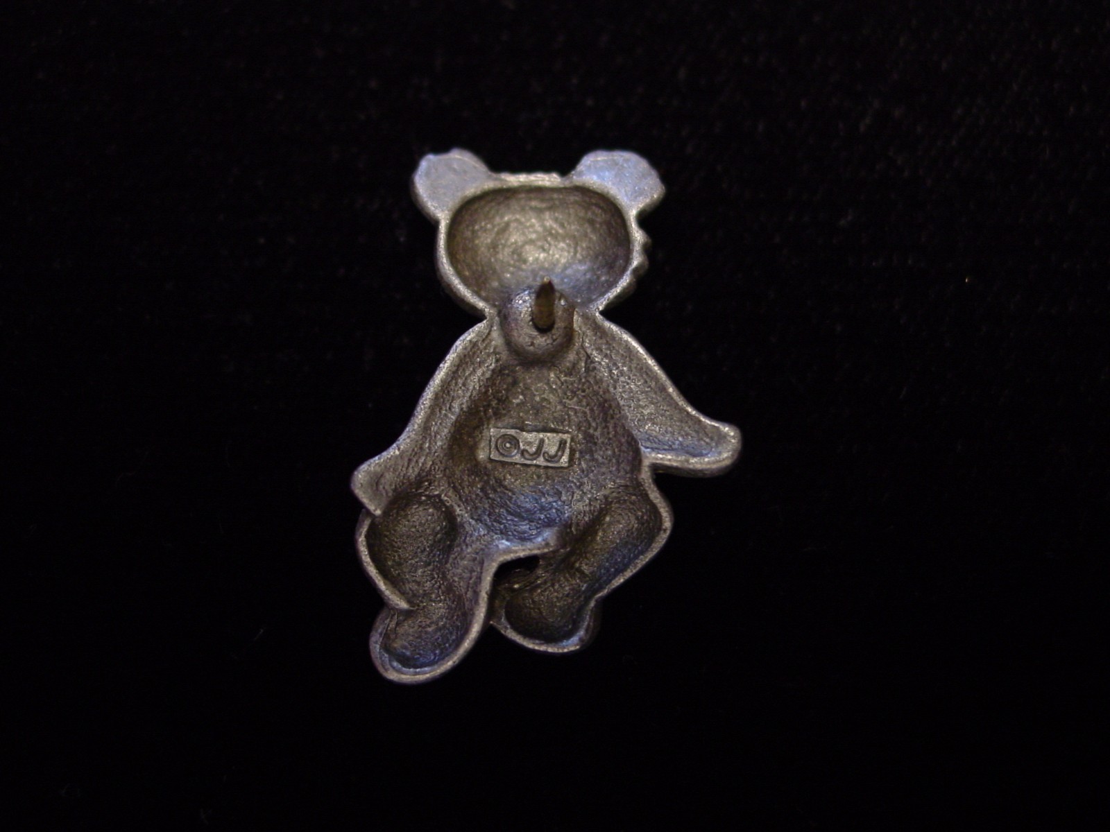 “JJ” Jonette Jewelry Silver Pewter ‘TEDDY BEAR’ Tack Pin #3