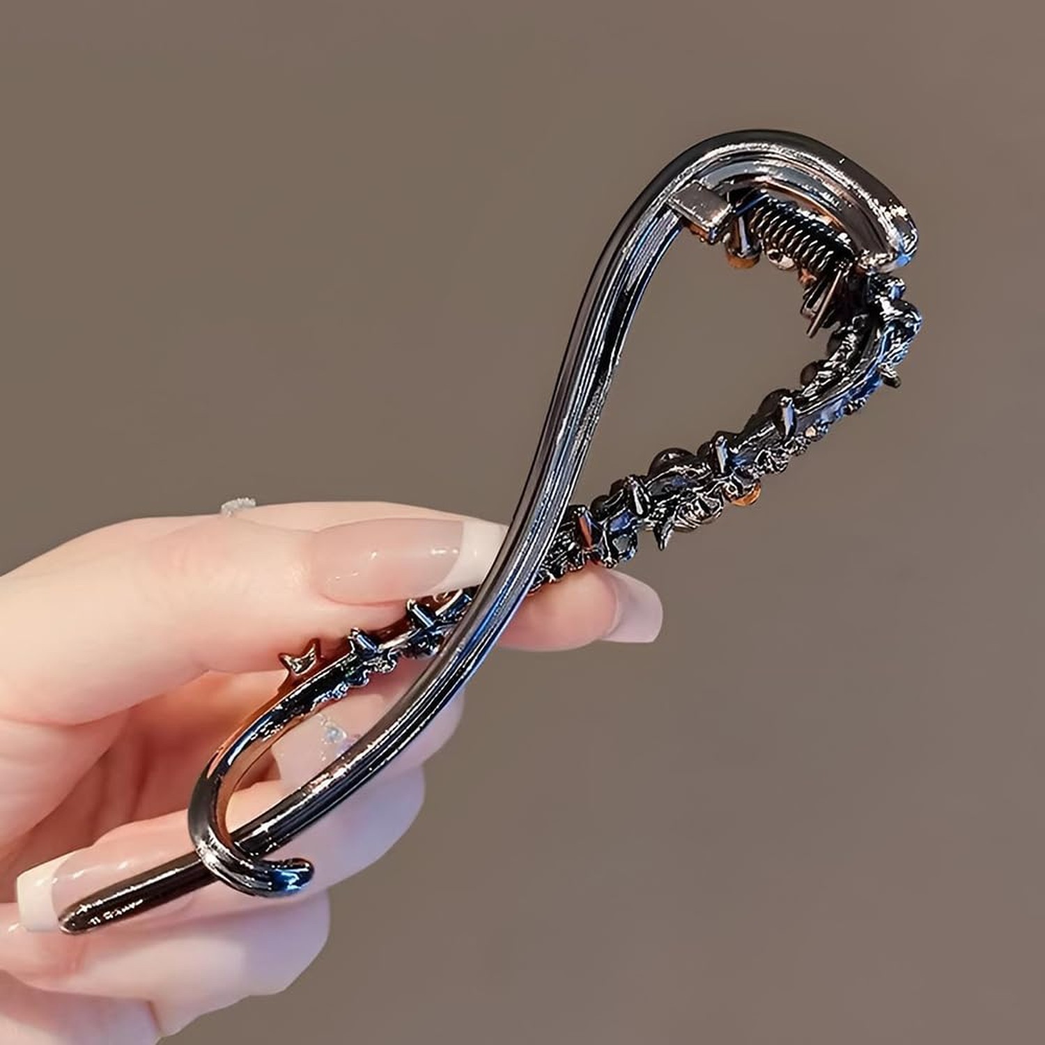 1Pcs Star Rhinestone Bannana Clips for Thick Hair Fashion Banana Hair Clips f…