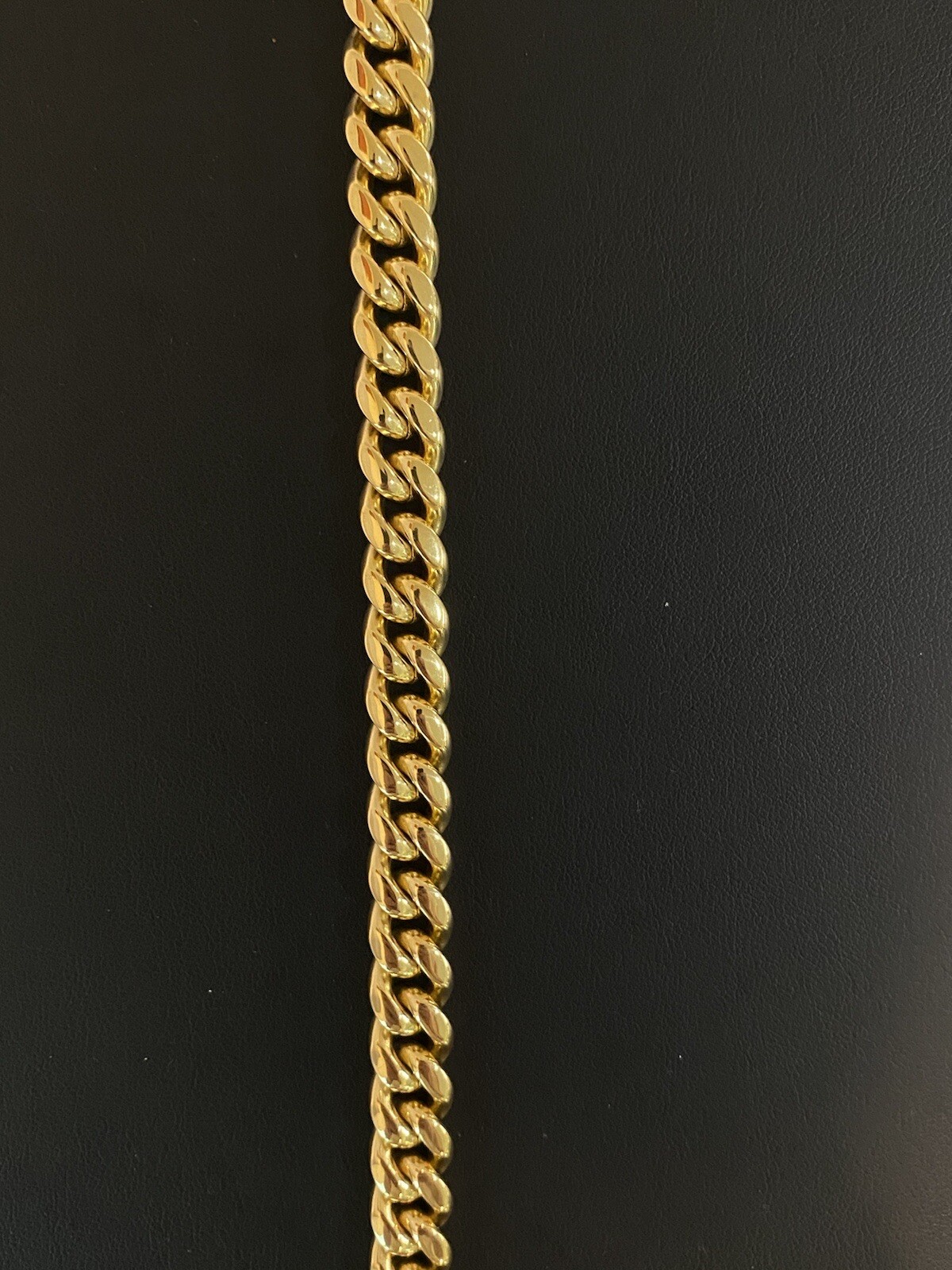 Miami Cuban Link Bracelet 18k Gold Vermeil Stainless Mens Hip Hop Bracelet 12mm