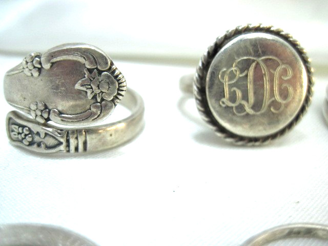 Women’s Sterling Rings Assortment – 8 Rings – 30g total
