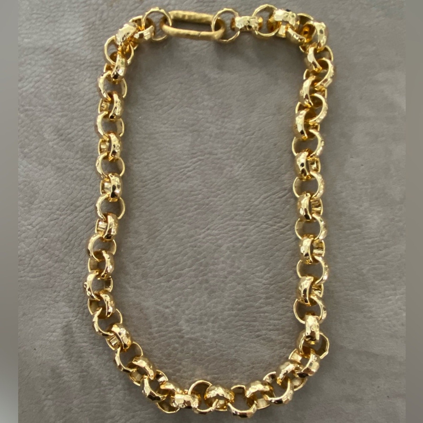 Dean Davidson Nairobi Statement Chain Link Necklace 22k-Gold Plate